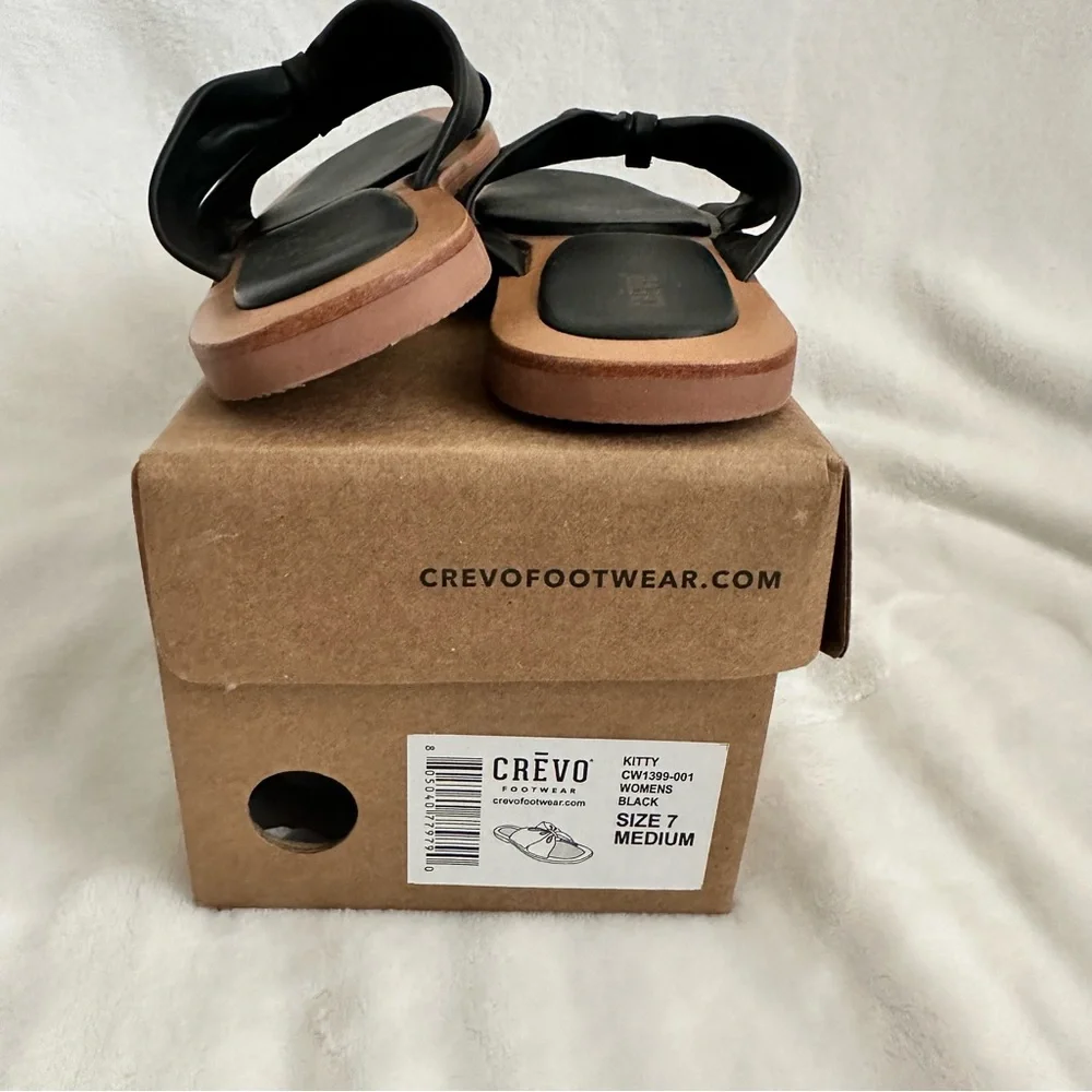 CREVO Kitty Leather Slide Sandal 7